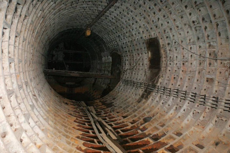 Ein unterirdischer Tunnel in Moskau dient heute als Location für Partys.