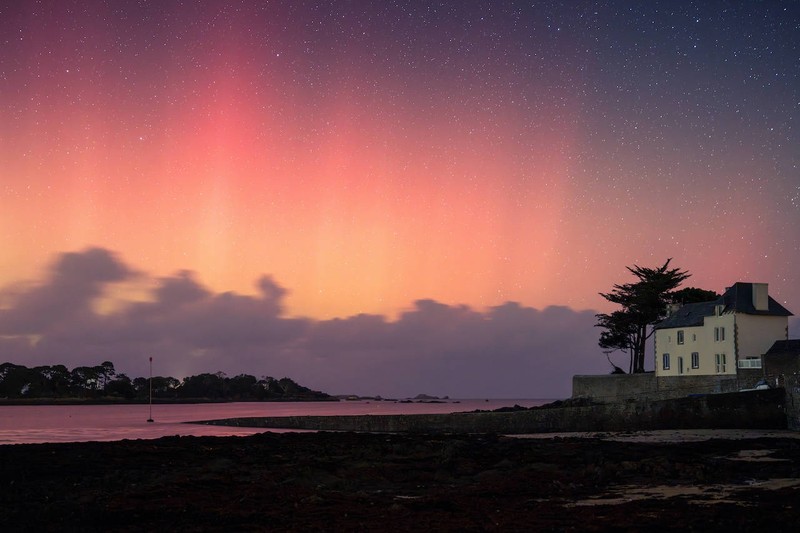 Die Polarlichter sieht man normalerweise nur im Norden von Europa.