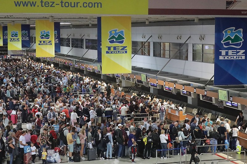 Die Türkei ist ein Touristen-Hochgebiet – ein voller Flughafen ist vorprogrammiert.