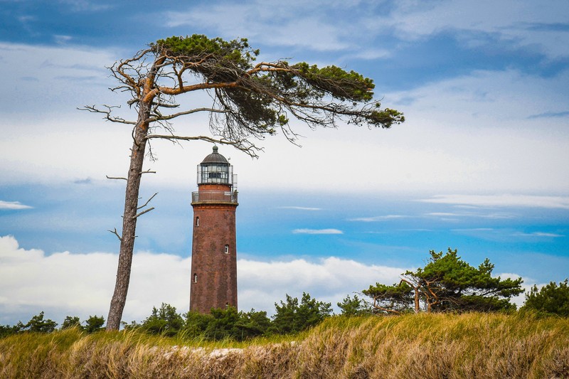 Hier kannst du den Leuchtturm bestaunen.