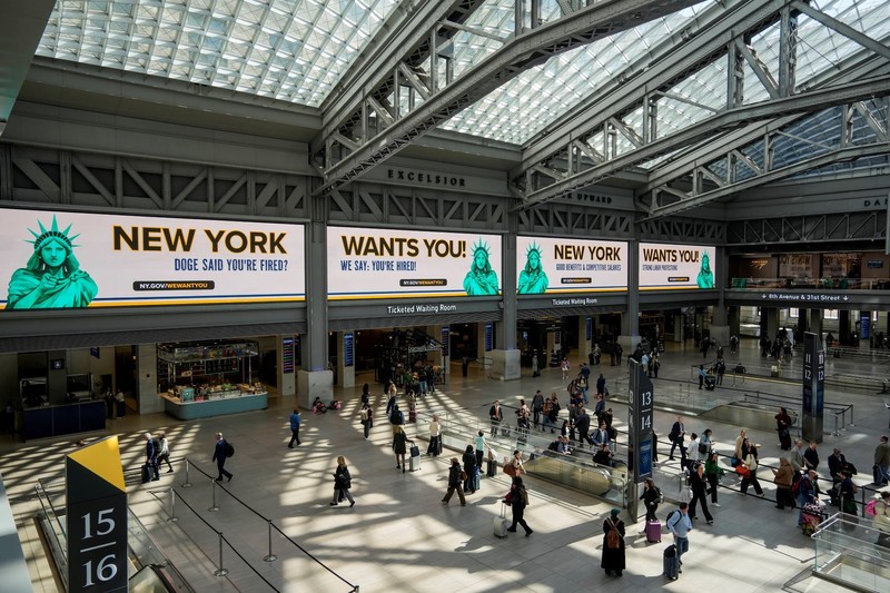 Die Penn Station in New York sorgt vor allem nachts für ein ungutes Gefühl.