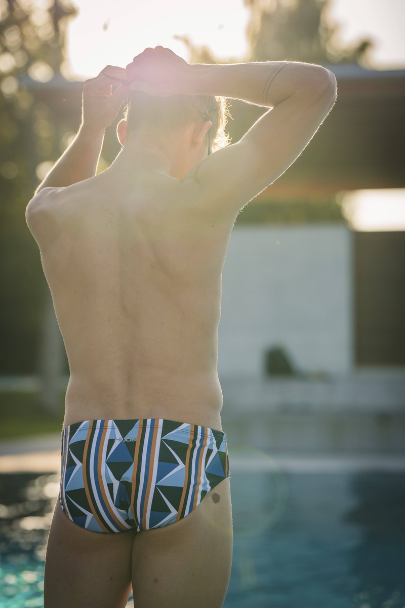 In Frankreich sind oft nur eng anliegende Badehose erlaubt.