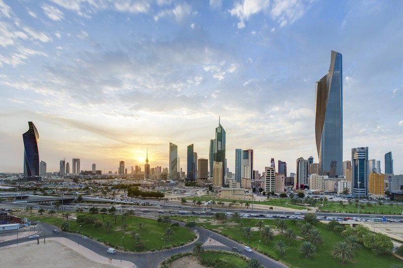 Die Skyline von Kuwait ist ein echter Hingucker.