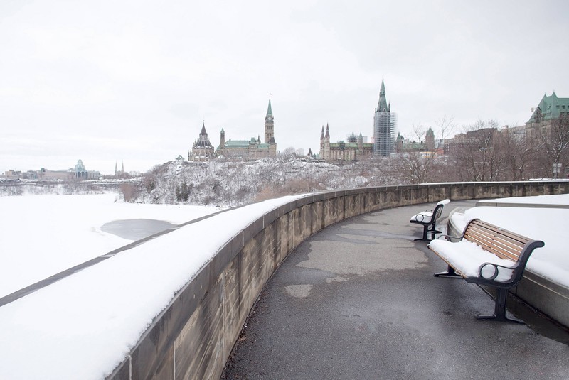 Als Hauptstadt bietet Ottawa trotz Kälte viele Sehenswürdigkeiten.