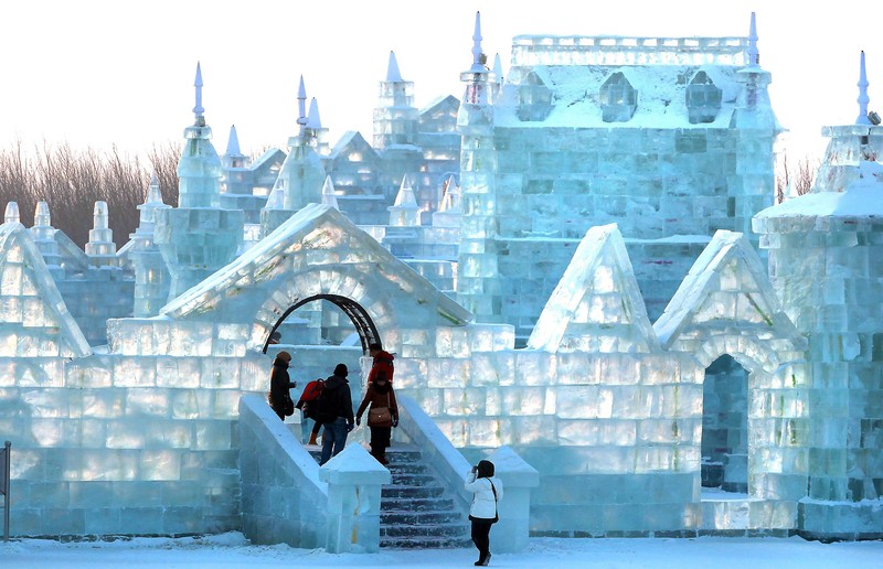 Harbin macht das Beste aus den eisigen Verhältnissen.