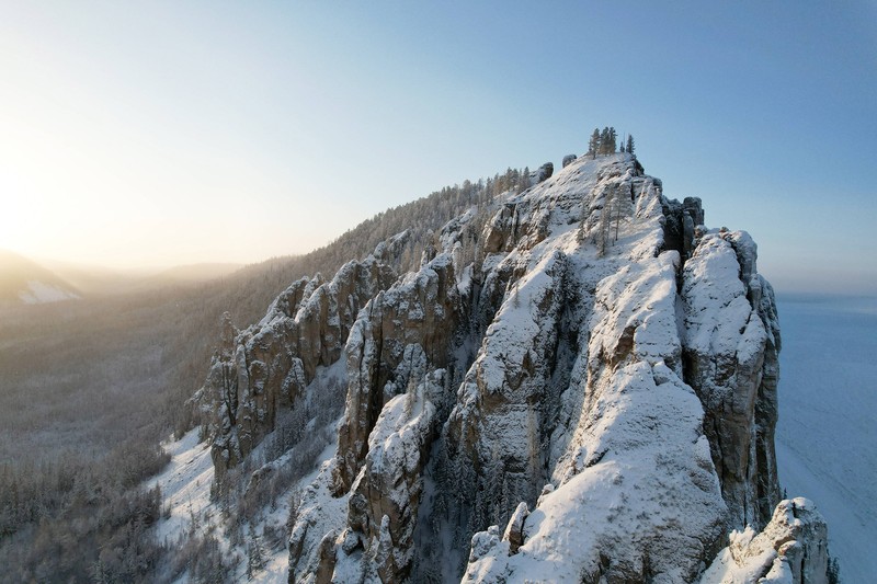 Schnee sorgt auch für schöne Kulissen.