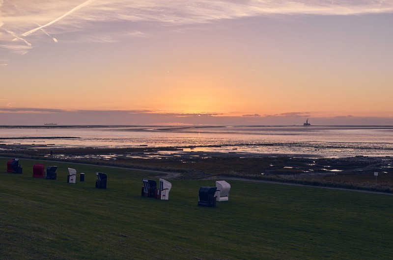 Der Stellplatz Nordseedeich bietet eine entspannte Umgebung.