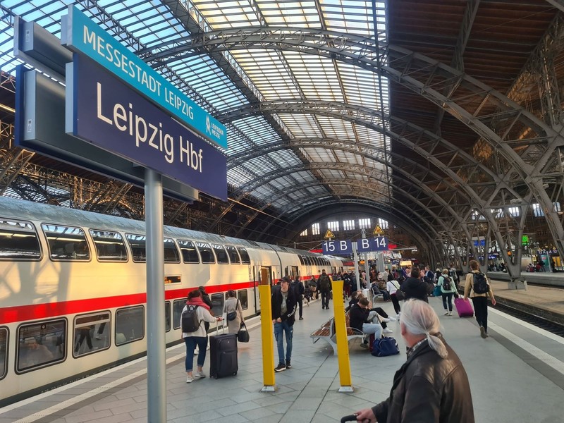 Der beste Bahnhof Deutschlands befindet sich in Leipzig.