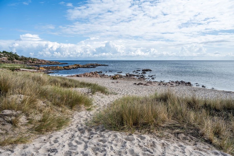 Auf der Insel Bornholm kannst du dich bei angenehmen Temperaturen über einen Sommerurlaub freuen.