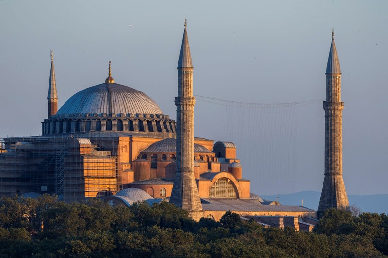 Die Hagia Sophia war einst eine christliche Kathedrale.