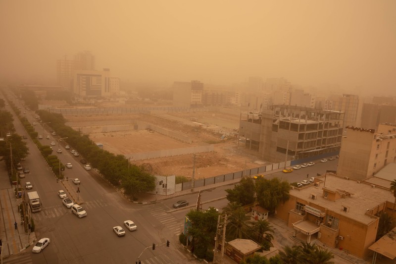 Ahvaz ist bekannt für seine hohen Temperaturen.