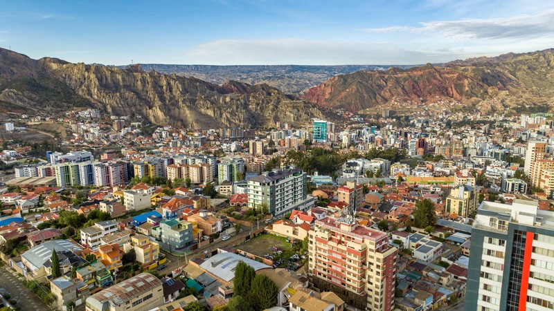 La Paz in Bolivien ist die höchstgelegene Verwaltungshauptstadt der ganzen Welt.