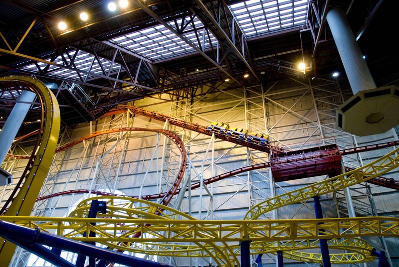 Achterbahn im kanadischen Galaxyland.