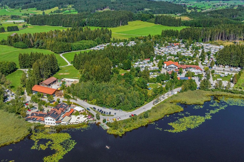 Der Campingplatz Elbsee hat ganzjährig geöffnet.