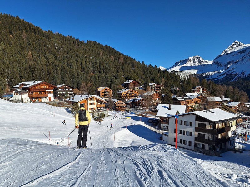 Südlich des Bodensees befindet sich das Skigebiet Arosa Lenzerheide.