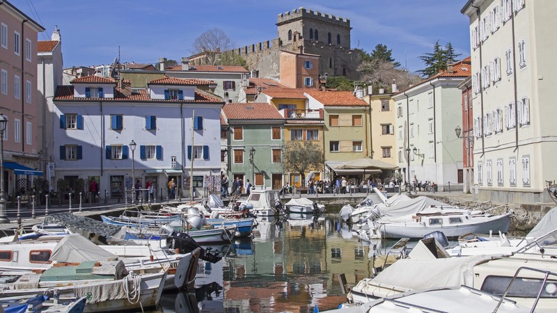 Der Hafen von Muggia.